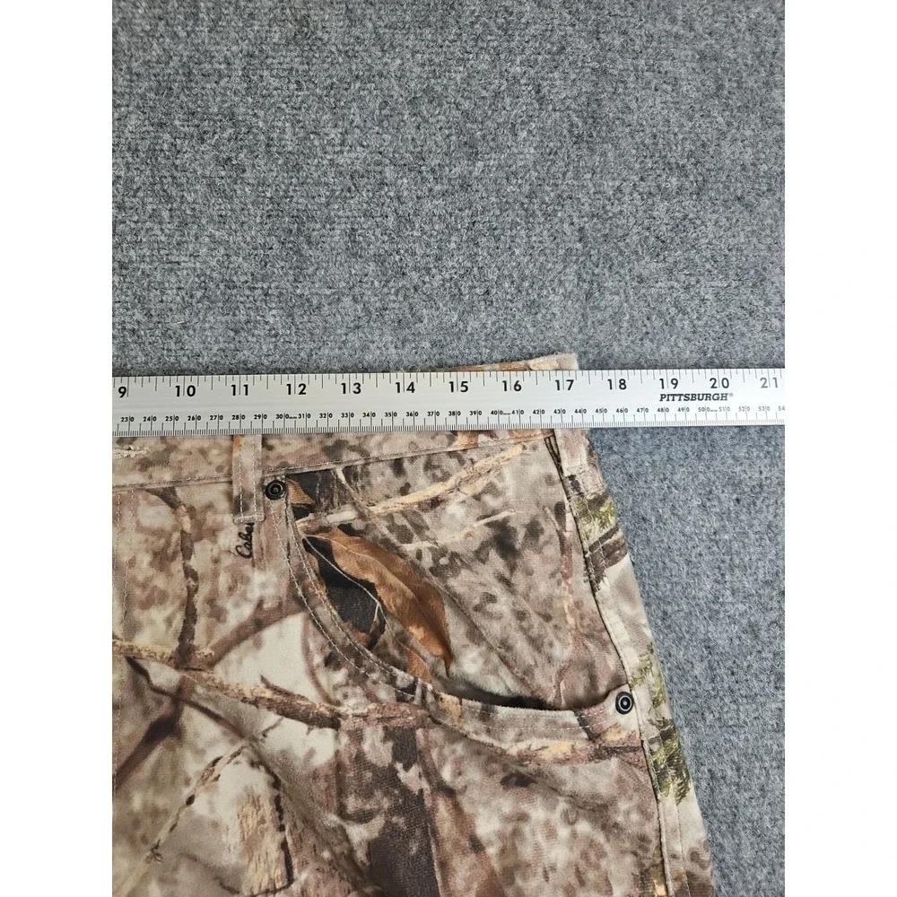 Cabela's ZONZ Woodlands Mens 34 Reg Camouflage Cargo Hunting Pants 1493